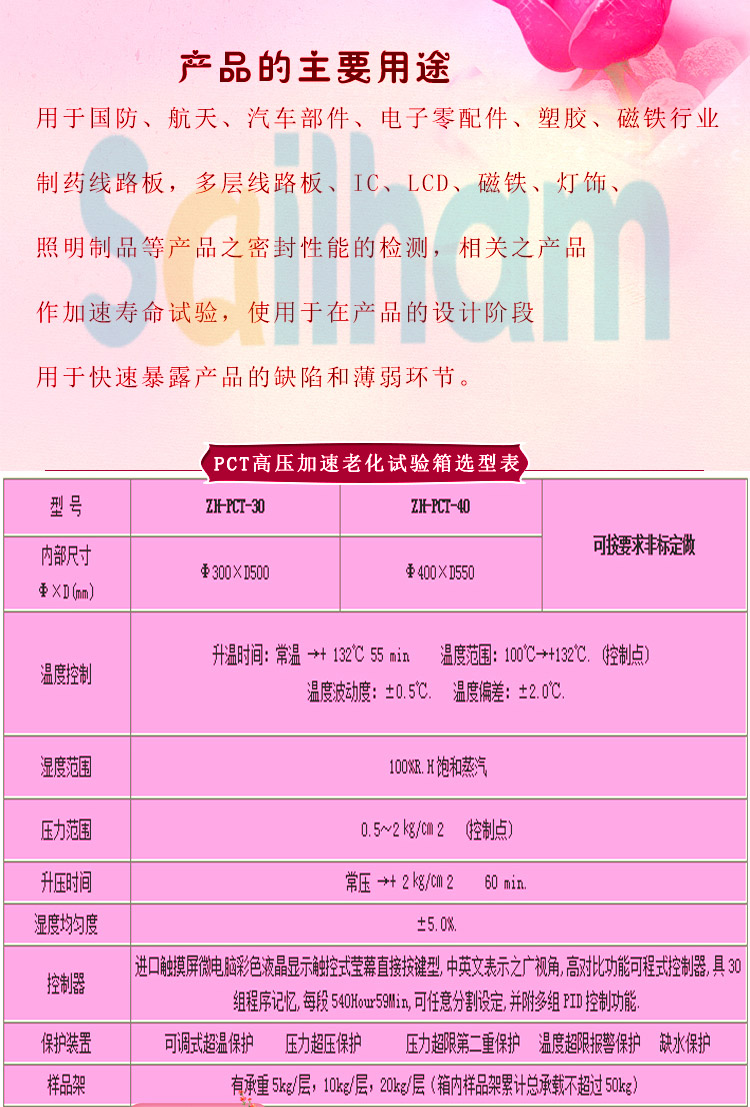 HAST高度加速老化黄瓜视频色情選型表介紹